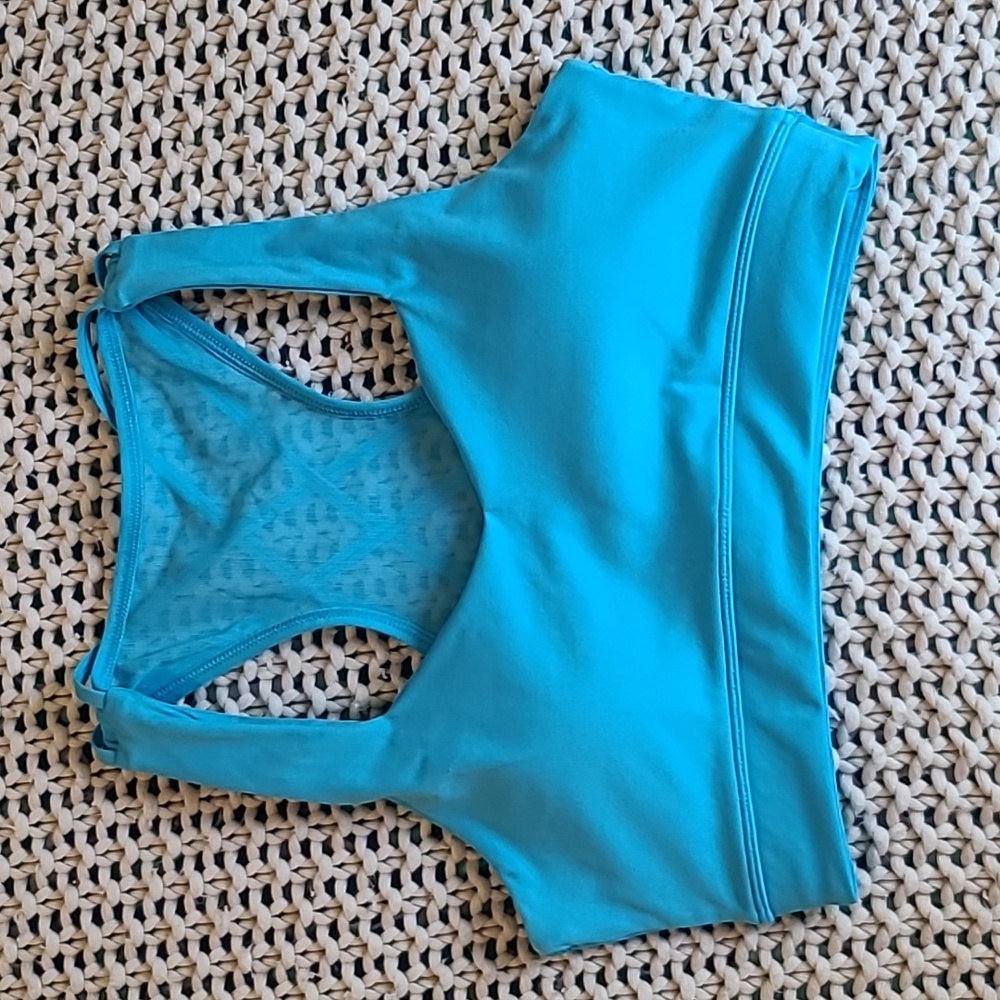 1st phorm M icon bra V2 - neon teal
